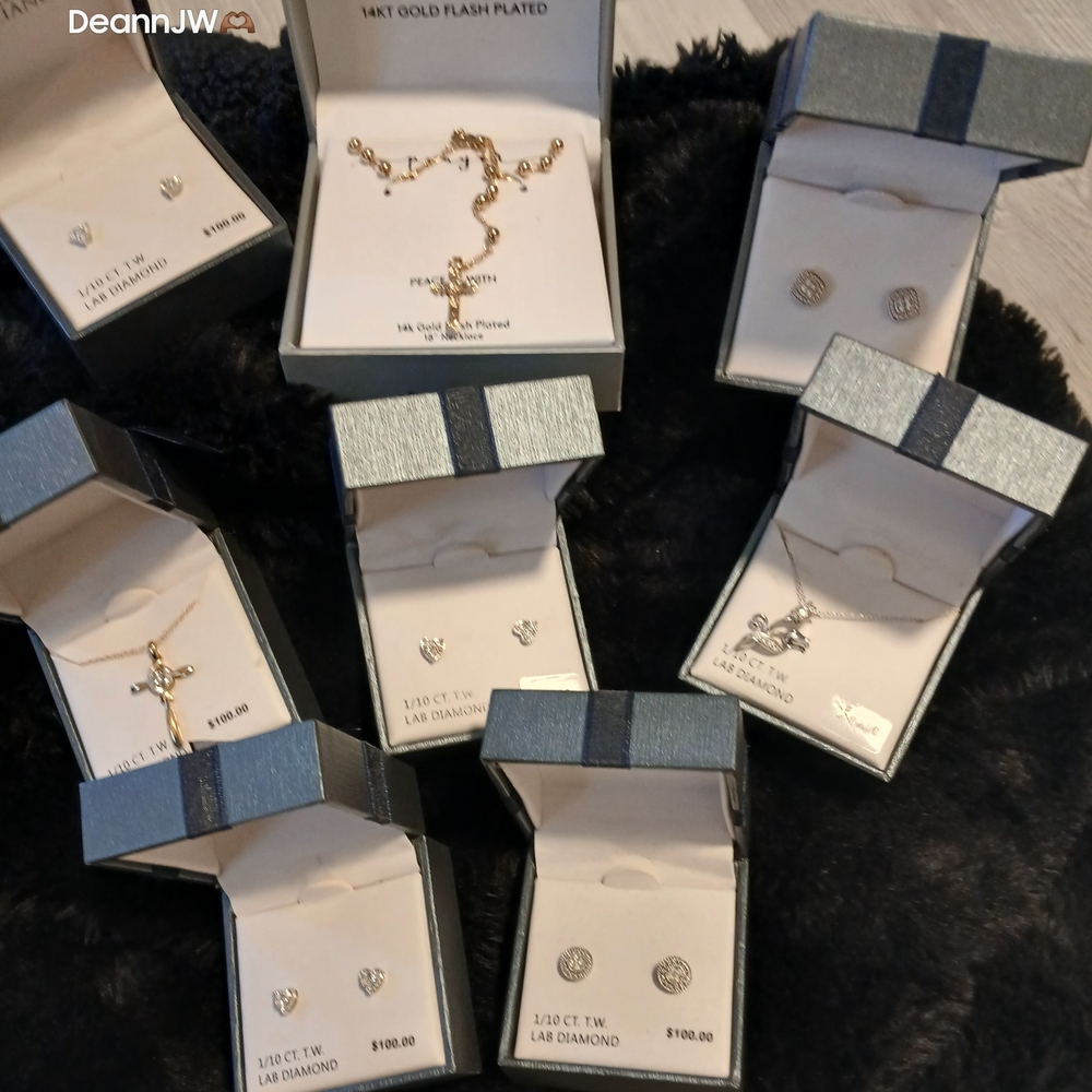 Gold and Silver Jewelry Set